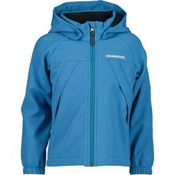 Didriksons Troel Kid's Softshell Jacket - Corn Blue