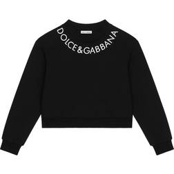 Dolce & Gabbana Kid's Logo Sweatshirt - Black (L5JW9N-G7L1J)