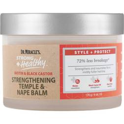 Dr. Miracle's Strong & Healthy Biotin & Black Castor Strengthening Temple & Nape Balm 170g