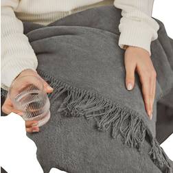 Ibena Braga Anthracite Blankets Gray (200x150cm)
