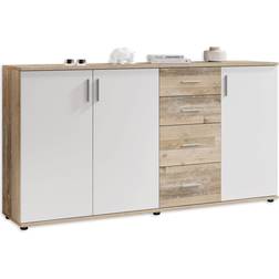 Stella Trading Bobby Old Style / White Chest of Drawer 160x82cm
