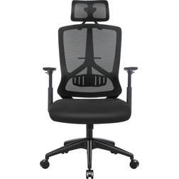 Songmics Arno Black Kontorsstol 128cm