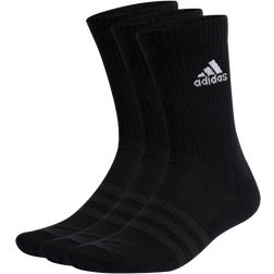 Adidas Cushioned Crew Socks 3-pack - Black/White