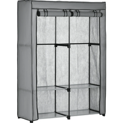 Homcom Closet Storage Gray Klesoppbevaring