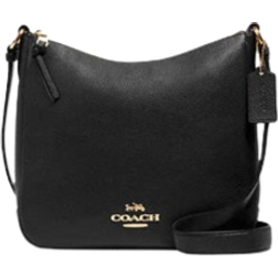 Coach Ellie File Bag - Pebbled Leather/Gold/Black