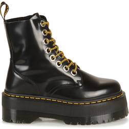 Dr. Martens Jadon Max Buttero Leather Platform Boots - Black