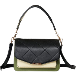 Noella Blanca Multi Compartment Bag - Black/Green/Cream