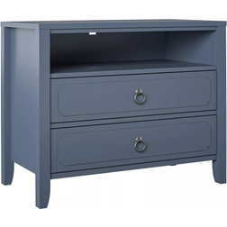 Novogratz Her Majesty Blue Bedside Table 15.8x29.7"