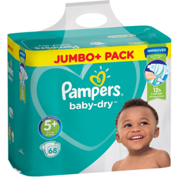 Pampers Baby Dry Size 5+ 12-17kg 68pcs