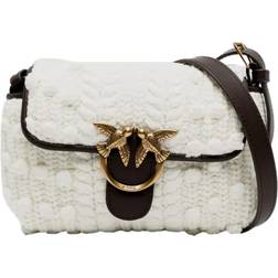 Pinko Love Puff Baby Crossbody Bag - Cream