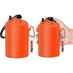 QCSTORE Waterproof Portable Insulation Bags Emergency Blanket 2pcs