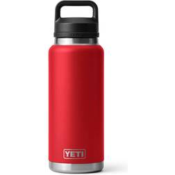 Yeti Rambler with Chug Cap Rescue Red Water Bottle 36fl oz