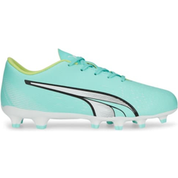 Puma Junior Ultra Play FG/AG - Electric Peppermint/White