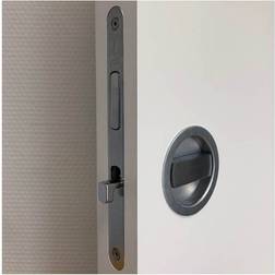 Safco Doors Round Design Chin Lock/Turner/Brushed chrome/Inserted (x)