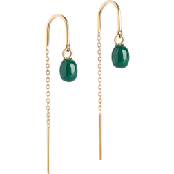 ENAMEL Copenhagen Eleanor Earring - Gold/Green