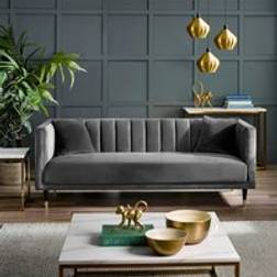 Julian Bowen Salma Scalloped Back 3 Sofa