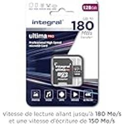 Integral 128GB MicroSD 180MB/s UHS-I U3 Memory Card