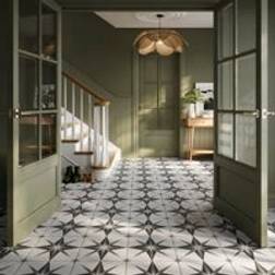 Wickes Greco Star Grey Matt Porcelain Wall & Floor Tile 330 x 330mm