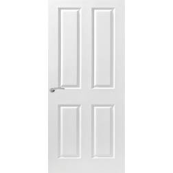 Wickes Chester White Grained Moulded 4 Panel Interior Door (76.2x198.1cm)