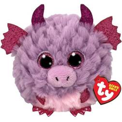 TY New Spark The Dragon 8cm Ty Beanie Puffies Balls DOB TBC
