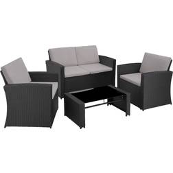 tectake Rattan garden Lucca Outdoor Lounge Set
