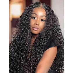 UNice Peruvian Jerry Curly Virgin Hair Weave Bundles 8 inch 3-pack