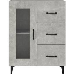 vidaXL 812217 Concrete Gray Skænk 69.5x90cm