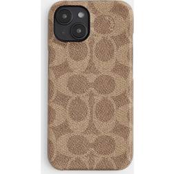 Coach Signature Canvas Case for iPhone 15 Plus