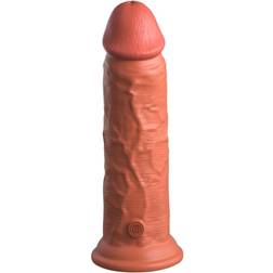 King Cock Elite 8 Sugkoppdildo 20 cm Mörk Natur