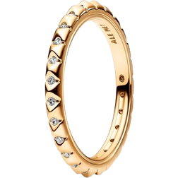 Pandora ME Pyramids Ring - Gold/Transparent