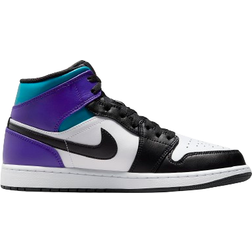 Nike Air Jordan 1 Mid M - White/Bright Concord/True Red/Black