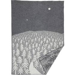 Klippan Yllefabrik House In The Forest Gray Filt Grå (180x130cm)