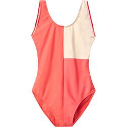 H2O Møn Colorblock Swimsuit - Pumpkin/Light Peach