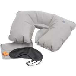 North Pioneer Travel Kit Grey Nackkudde Grå (18x12cm)