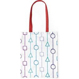 Bonamaison Printed Tote Bag - White