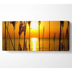 Latitude Run Canvas Prints Yellow Wall Decor 101.6x40.6cm