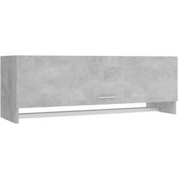 vidaXL 808237 Concrete Grey Armadio 100x35cm