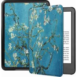 INCOVER Amazon Kindle 11th Generation 2022 Fodral Konstläder Funktion Blomma Grenar