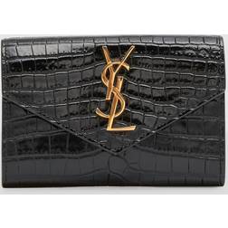 Saint Laurent YSL Monogram Small Wallet - Nero Black