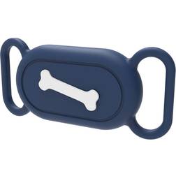 MAULUND Samsung Galaxy SmartTag 2 Silikon Etui för Halsband med Motiv Köttben Blå