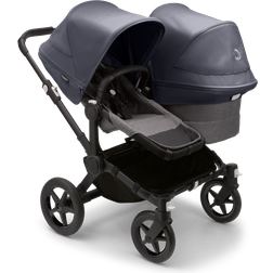 Bugaboo Donkey 5 Duo Black Grey Melange/Stormy Blue