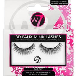 W7 3D Faux Mink Lashes Out Out Falske Øjenvipper