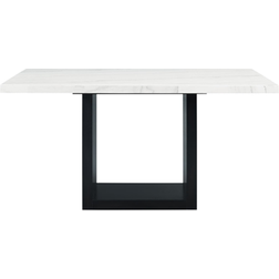 Picket House Furnishings Willow Counter Height White/Black Dining Table 42x70" 2