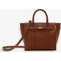 Mulberry Womens Oak Bayswater Mini Leather Cross-body bag
