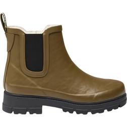 Angulus Kid's Rain Boot with Wool Lining - Olive