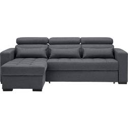 Carryhome Monson Dark Gray Sofa 240cm 3-Sitzer