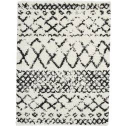 Think Rugs Scandi Berber G272 White, Black 120x170cm