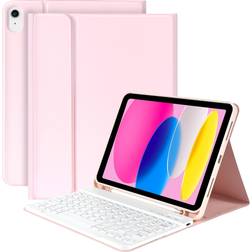 TQQ iPad 10th Generation Case with Keyboard 10.9", 2022,iPad Keyboard Case