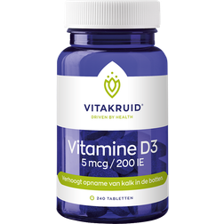 Vitakruid Vitamin D3 5 mcg / 200 IU 240 stk