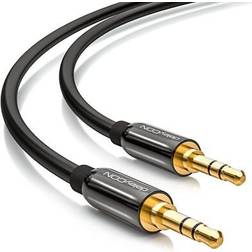 DeleyCON 5m Stereo Ljudkabel 3.5 mm AUX